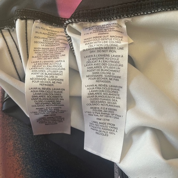 Girls ADIDAS leggings 2 PAIR LOT Aeroready Girls M 10-12 - Picture 16 of 16